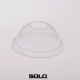 Plastic Domed Lids  Hole  4 / 7 oz - LARGE PACK (2500) SOLO / DART